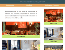 Tablet Screenshot of emploi-restaurant.fr